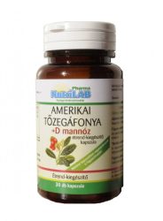 NUTRILAB Amerikai tőzegáfonya + D mannóz - 30 db kapszula 