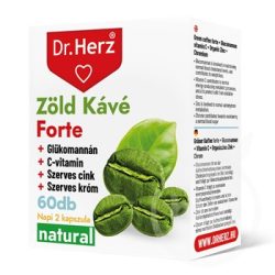 DR.HERZ - Zöld kávé+ króm kapszula 60 db